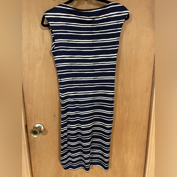 TORY BURCH- 100% silk stripped dress - Picture 2 of 4